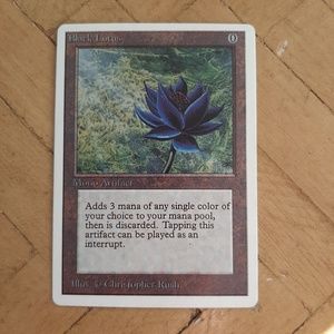 Magic the Gathering Black Lotus proxy card